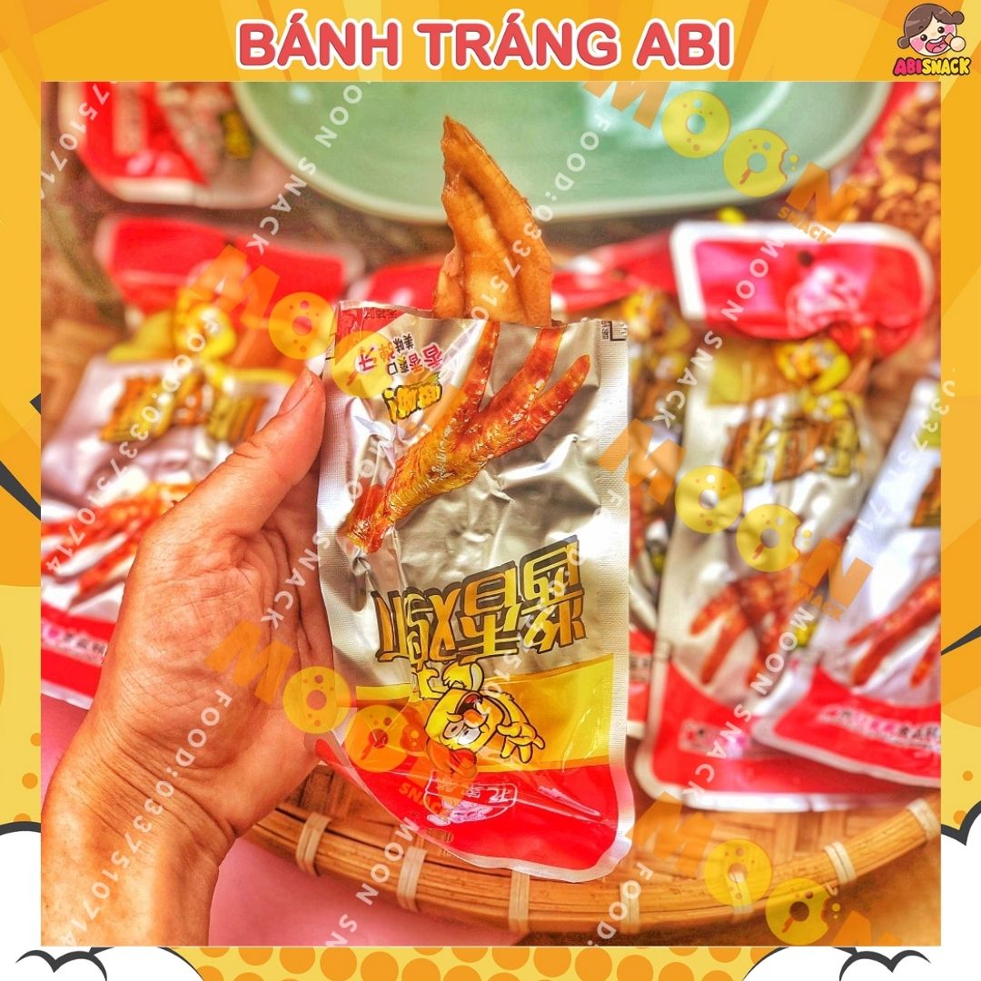 hàng mới về chân gà cay/chân vịt tứ xuyên đủ loại ăn vặt Dacheng món ăn xu hướng gói đồ ăn vặt trung hoa 32g