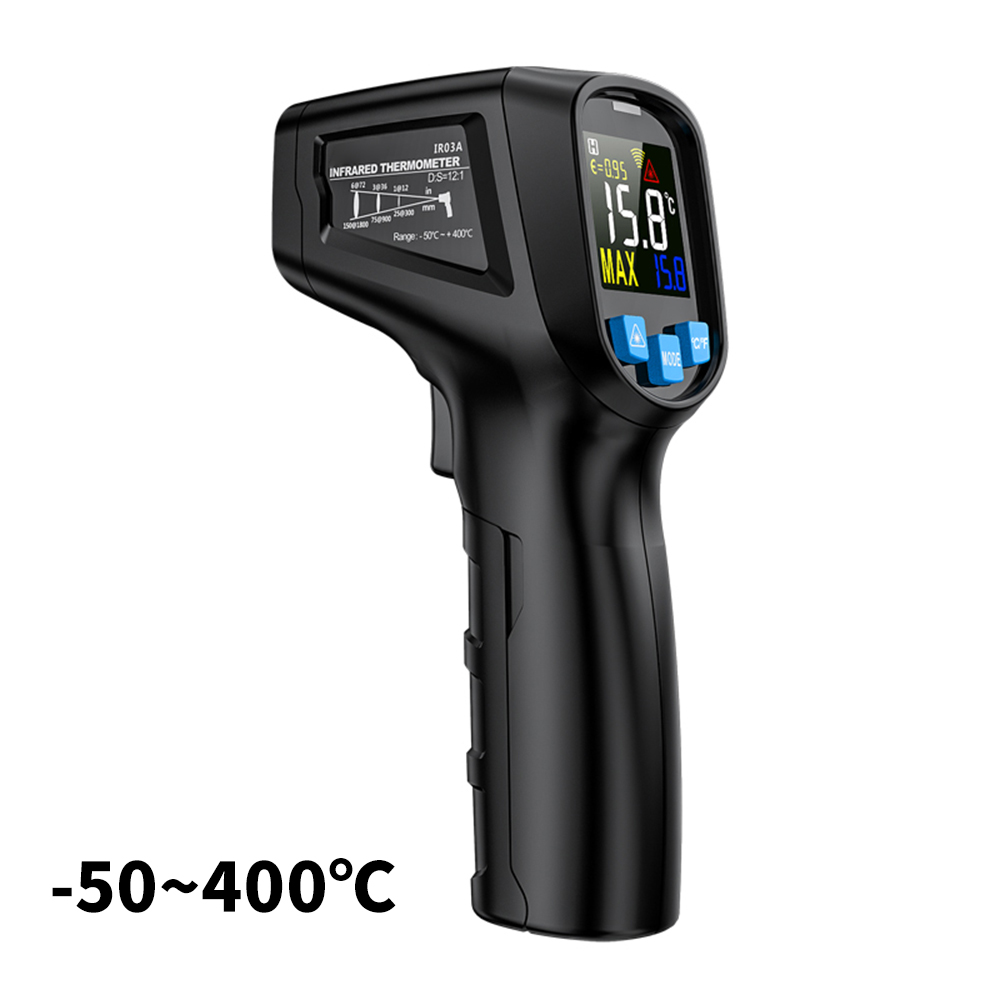 PANTHON Infrared Thermometer Gun -50~400℃ Digital Laser Temperature Gun for Cooking Oven Grill Engine IR Thermometer Temp Gun