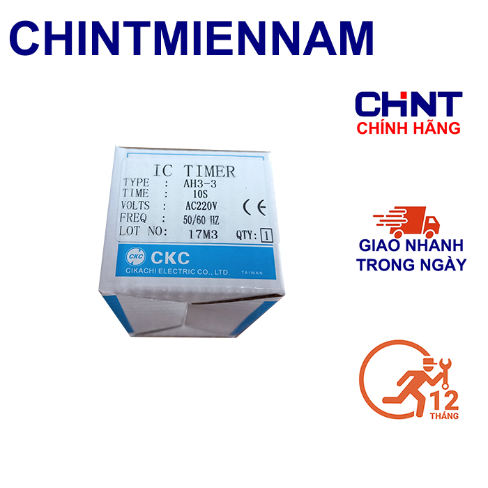 Timer CKC 10s 30s Đã kèm đế Rơ le thời gian CKC Công tắc thời gian CKC