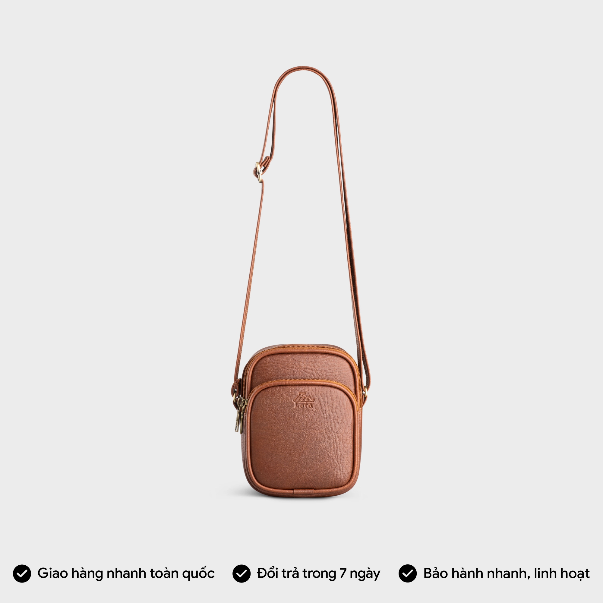 Túi Lata (Thời trang nữ đựng điện thoại mini - Túi đeo chéo da HN117)
