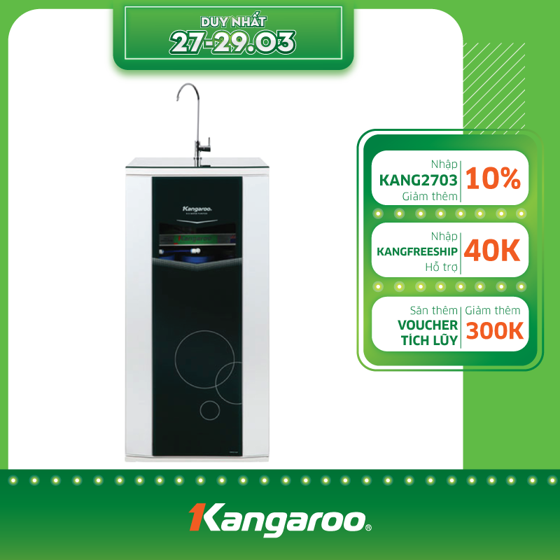 [Trả góp 0%]Máy Lọc Nước RO Kangaroo KG07VTU – 7 cấp lọc với vỏ tủ VTU – (Bảo Hành Chính Hãng Toàn Quốc 12 Tháng)