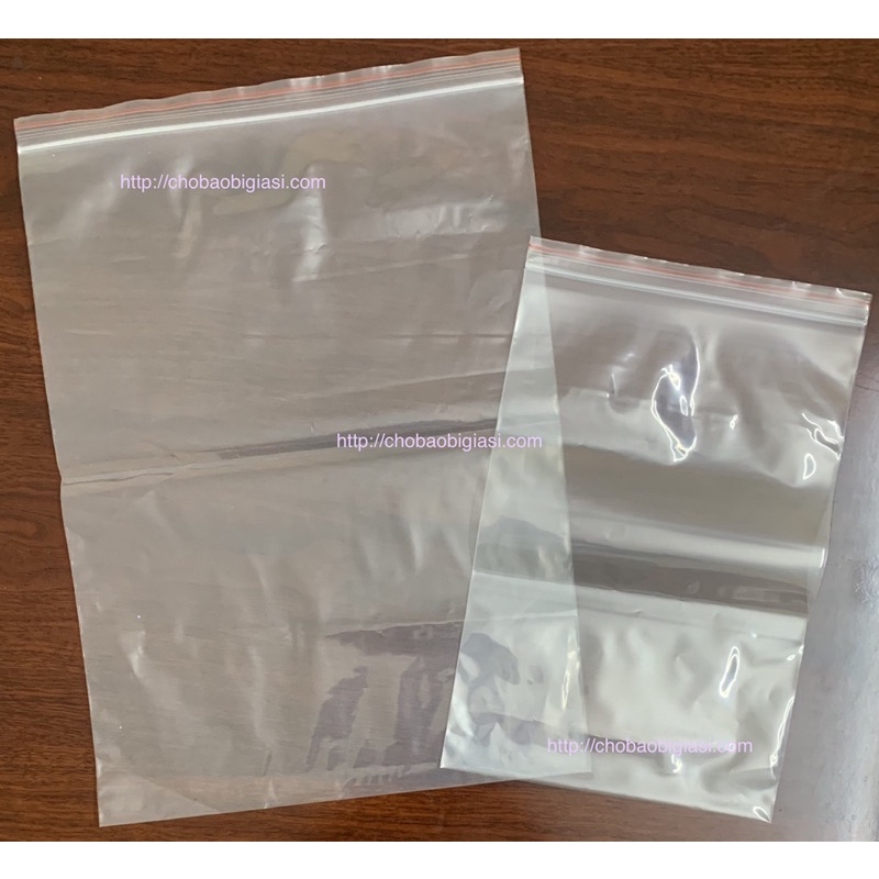 {1 kg/ size} Túi zipper chỉ đỏ loại tốt, dày dặn, chắc chắn (có đủ size)