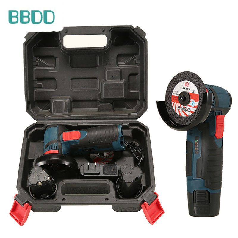 3-inch Lithium Máy xay góc mini hộ gia đình nhỏ cầm tay máy đánh bóng Máy cắt