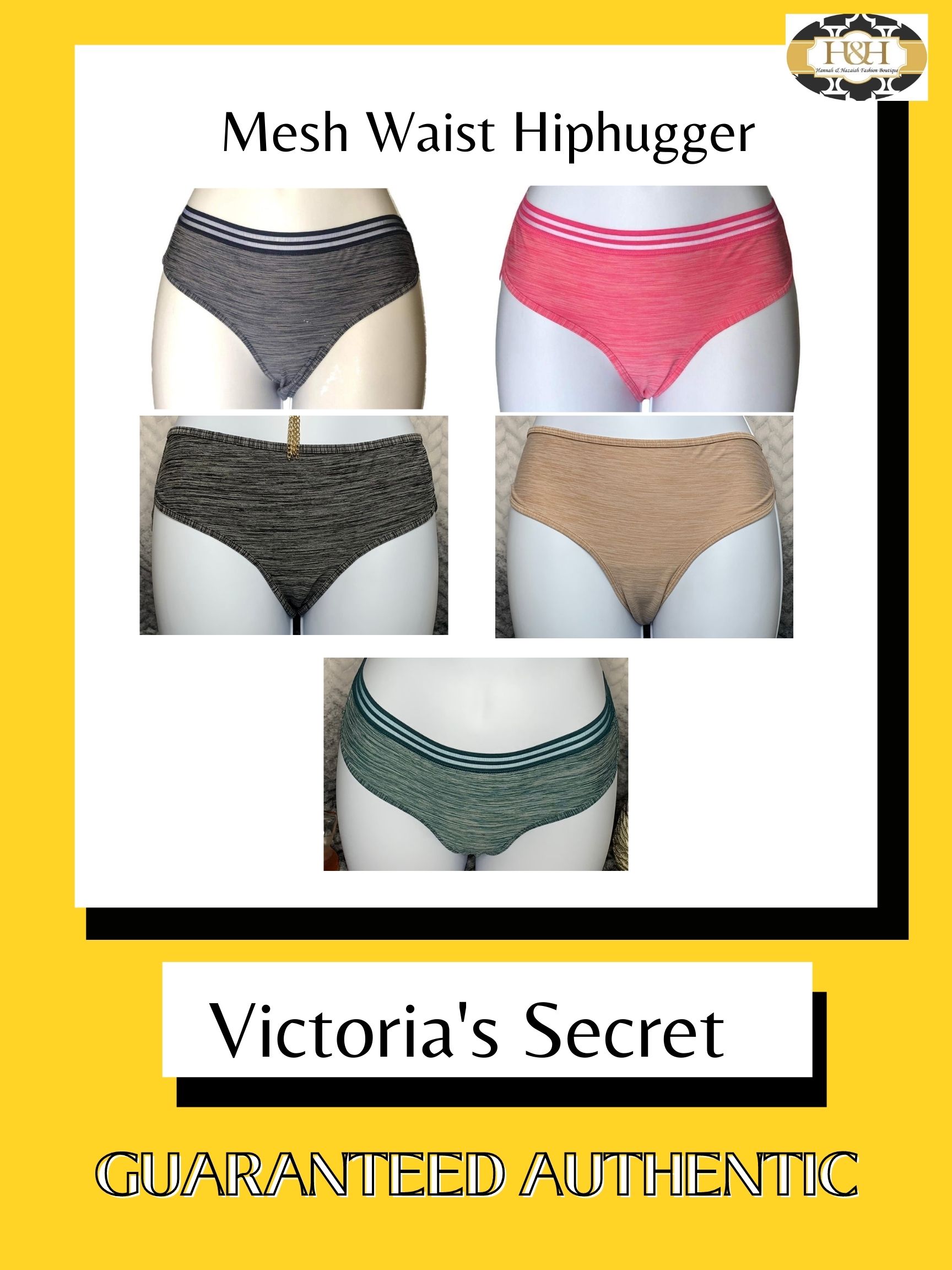 🇺🇸Authentic Victoria's Secret Hiphugger Underwear/Panty Available only in  Medium Fits Waist 28 - 29