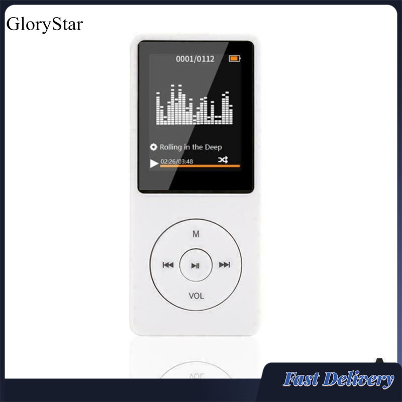 GloryStar Bluetooth-compatible Mp3 Music Player Portable Mp4 Fm Radio External Ultra-thin Student Mp3 Recording Pen