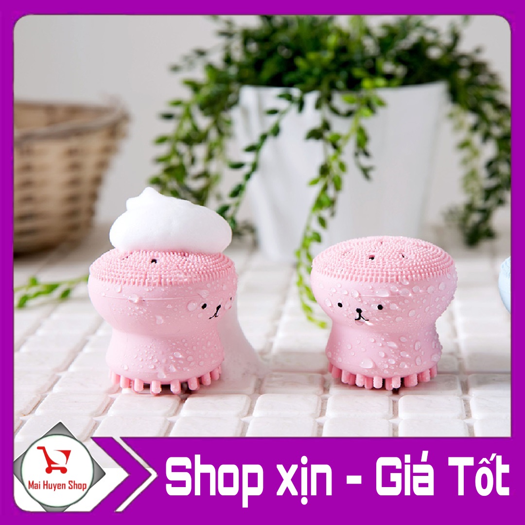 Dụng cụ massage Bạch tuộc tạo bọt rửa mặt siêu sạch