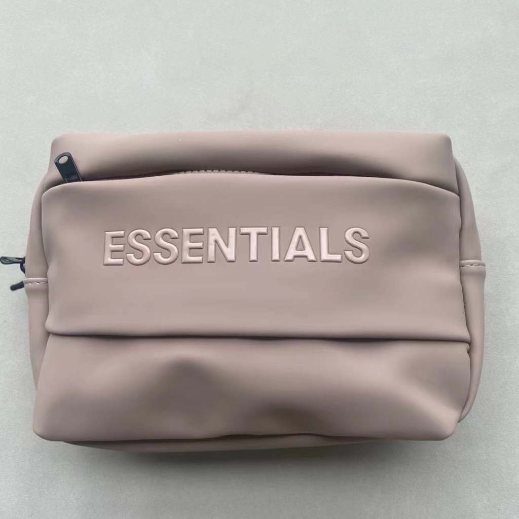 Fog fear of god essentials double thread pu leather crossbody bag túi thắt lưng túi đeo ngực
