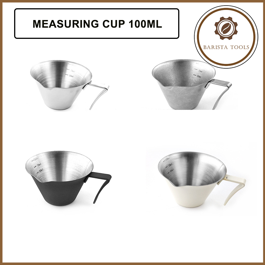 Cốc đong cà phê inox 100ml ( Measuring cup 100ml )  Dụng cụ Barista