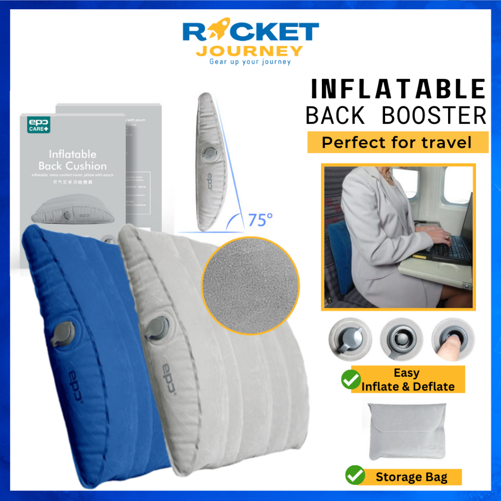 Inflatable back hotsell cushion travel