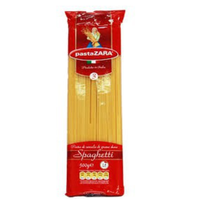 Mì Ý -Mì Spagetti hiệu pastaZARA số 3 (500g)