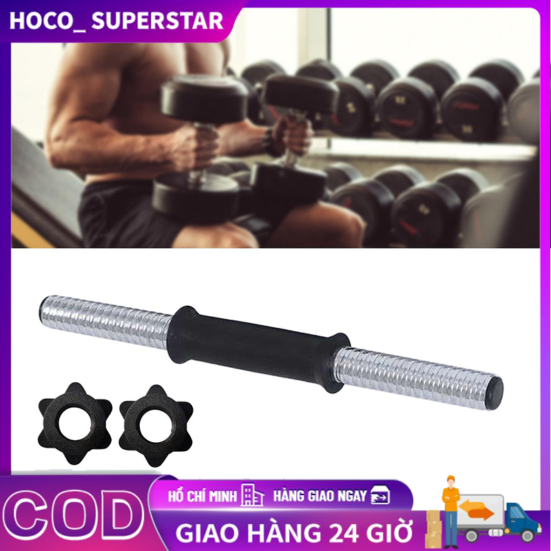 Đòn tạ tay 35cm sắt xi cao cấp nhập khẩu