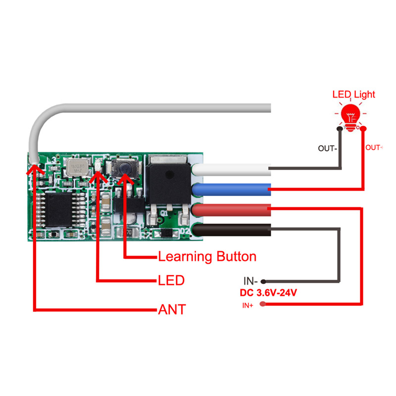 433%20Mhz%201ch%20Rf%20Relay%20Wireless%20Remote%20Control%20Switch%20Module%20Led%20Controller%20Dc%203.6v%205v%2012v%2024v%20Diy%20-%20Image%203