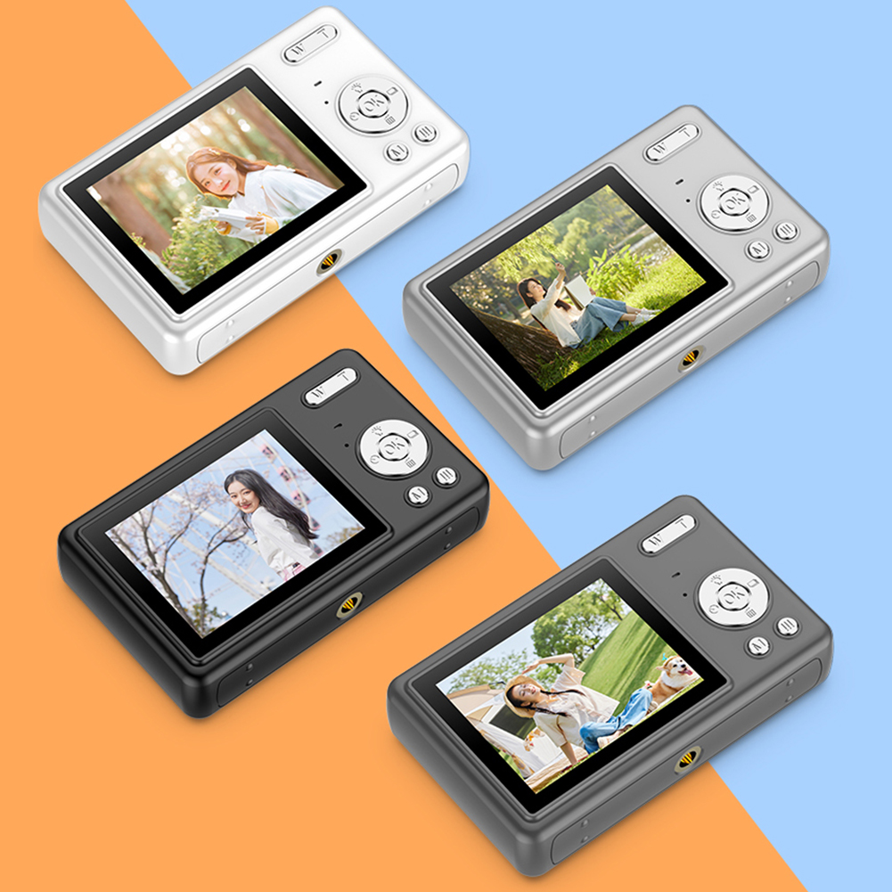 【Worldwide Delivery】 CCD 1080P Digital Camera 96MP Autofocus Vlogging Camera 16X Zoom Video Camcorder 2.4 Inch IPS Screen for Kid Adult Photography.
