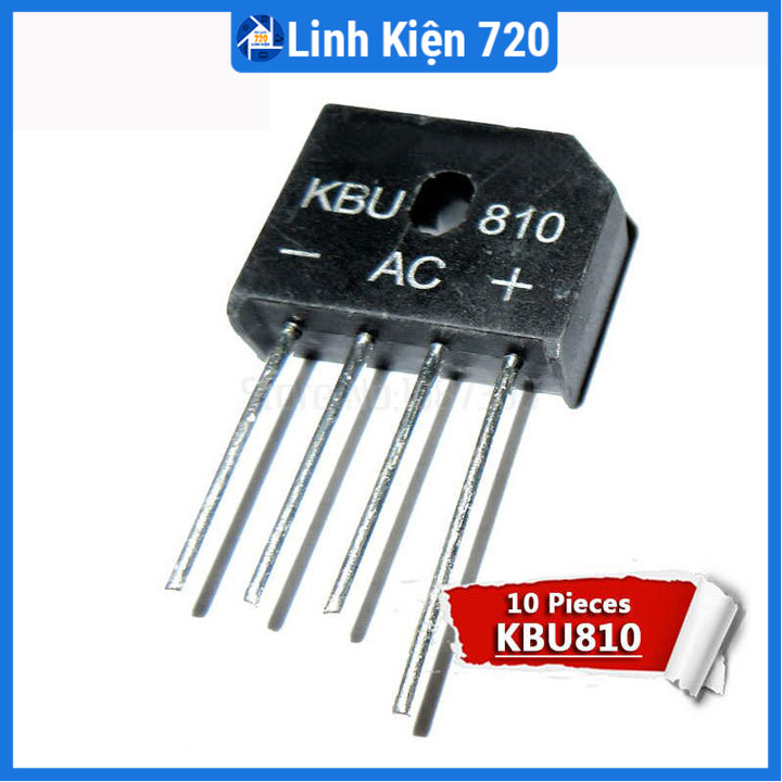Diode Cầu chỉnh lưu 8A 1000V KBU810
