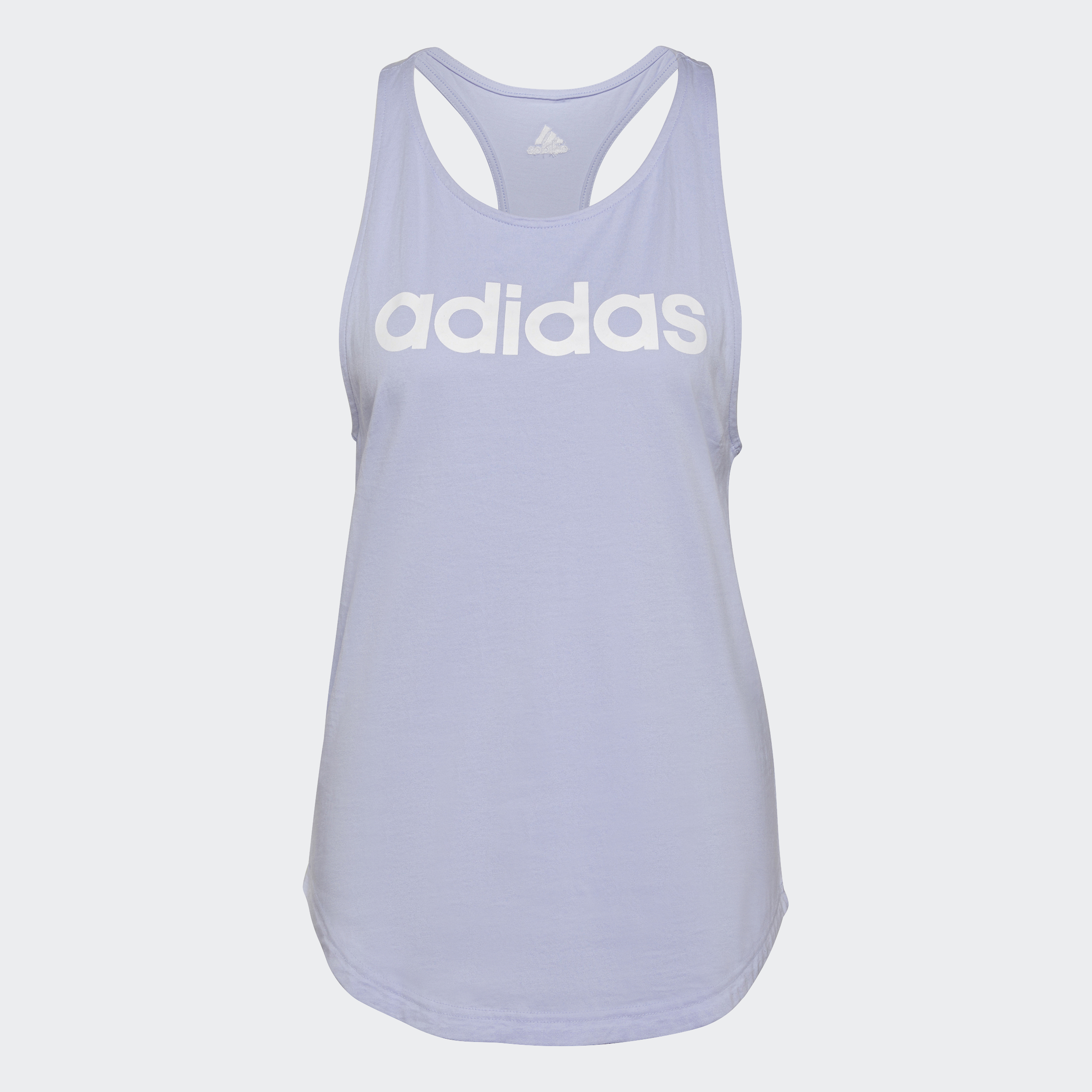 Adidas chạy áo tank top logo dáng suông essentials loungewear nữ màu tím h07758