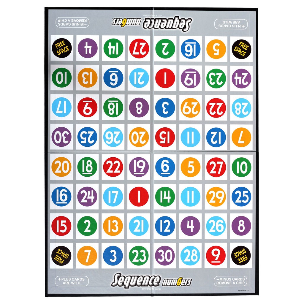 Bộ trò chơi Board Game Sequence Number đánh số vui nhộn cho bé