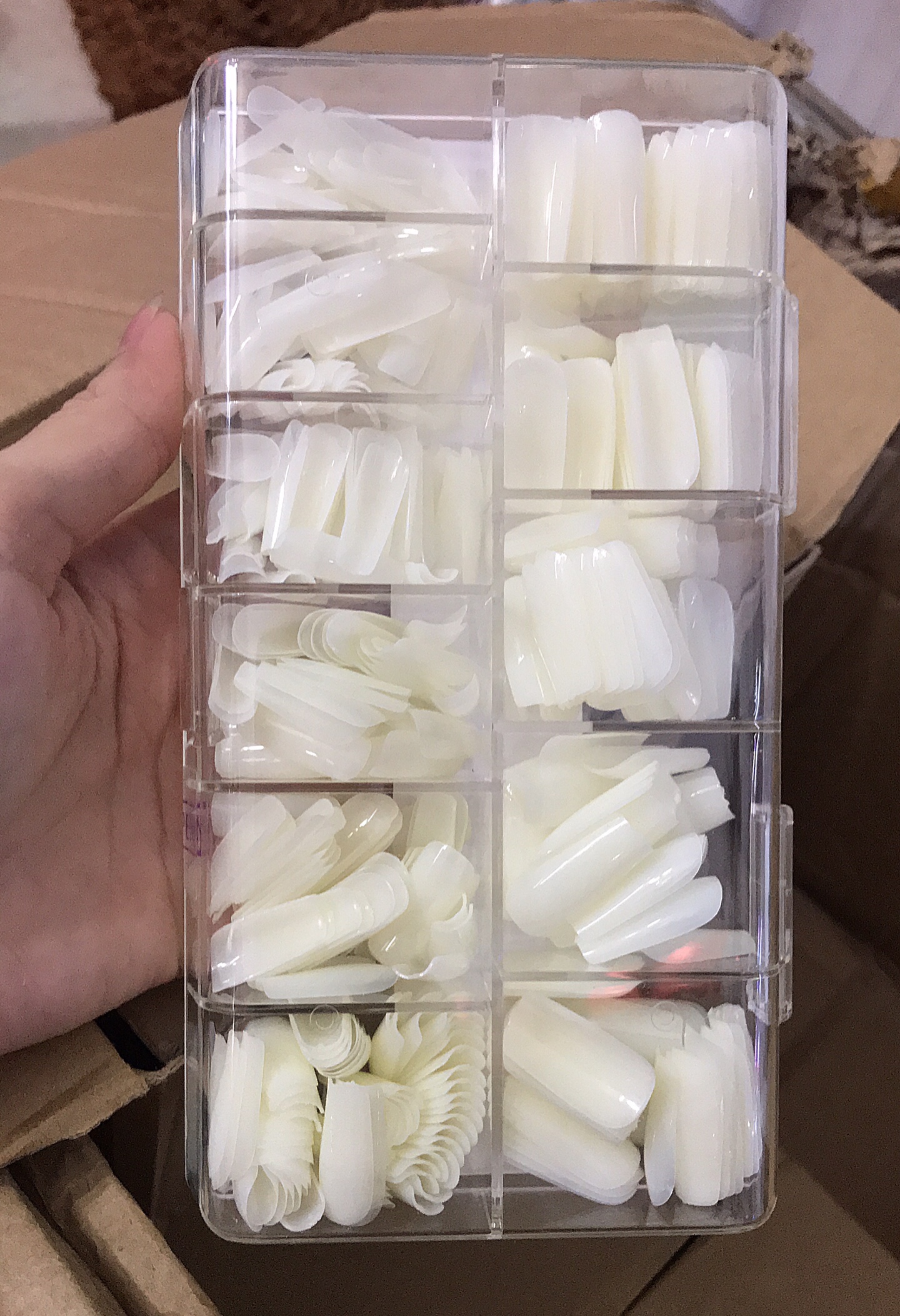 Móng up tay HSM Vuông trơn đục - Mini Nails