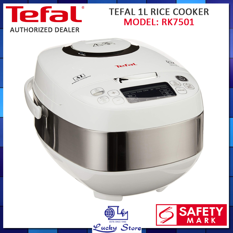 TEFAL RK7501 1L FUZZY LOGIC RICE COOKER, 2 YEARS WARRANTY Lazada