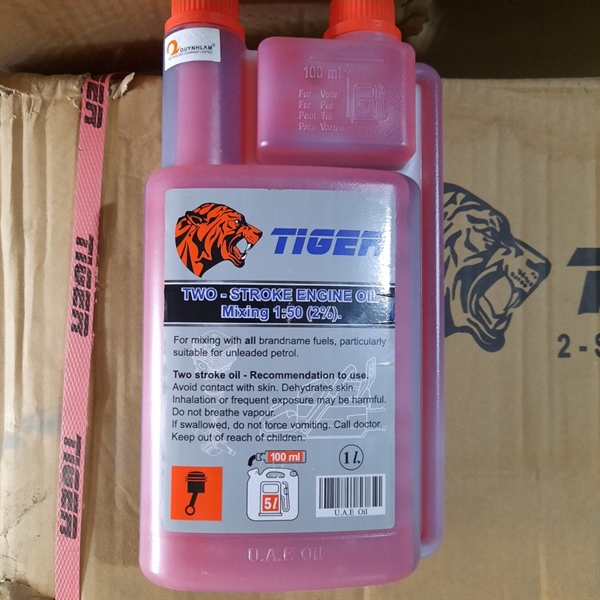 Genuine Tiger 2 oil, 2 T Tiger oil for 2 stroke 1 litre engine