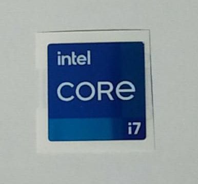 nhãn tem trang trí laptop core i7 thế hệ 11