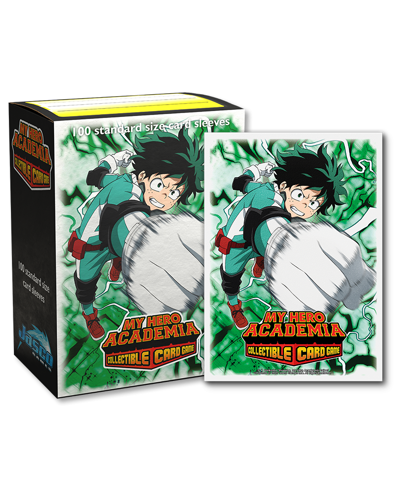 my hero academia card sleeves Amazon.com: My Hero Academia Collectible Card Game Card Sleeves | 100  Dragon Shield Art Sleeves | Card Game Holder | PVC and Acid-Free main image 0