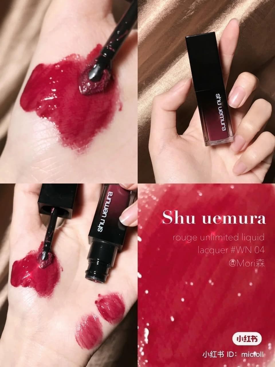 Son kem Shu Uemura mà đỏ rượu 5.3g
