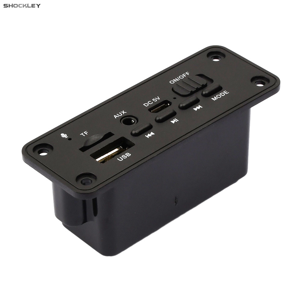 Shockley Bluetooth MP3 giải mã Hội Đồng Quản Trị 5V bluetooth không dây âm thanh từ xa mô-đun Hỗ trợ TF thẻ FM Đài phát thanh cho loa