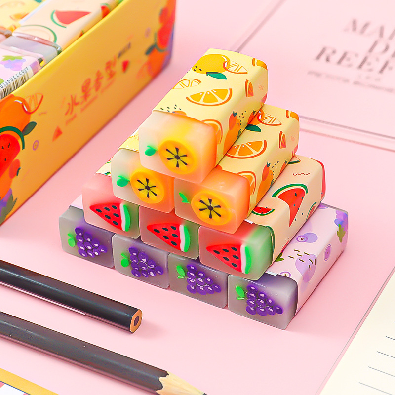 [HCM] Phim hoạt hình Creative Fruit Eraser Giao hàng ngẫu nhiên  Joyee810