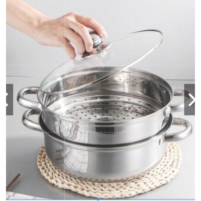 Nồi lẩu xoay inox dùng được cả bếp từ