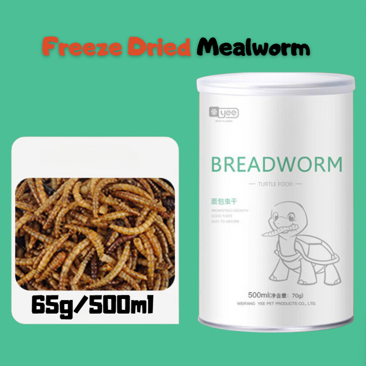 Freeze Dried Turtle Treat Chicken Cube Dried Fish Shrimp Mealworm Krill FeedTortoise Food