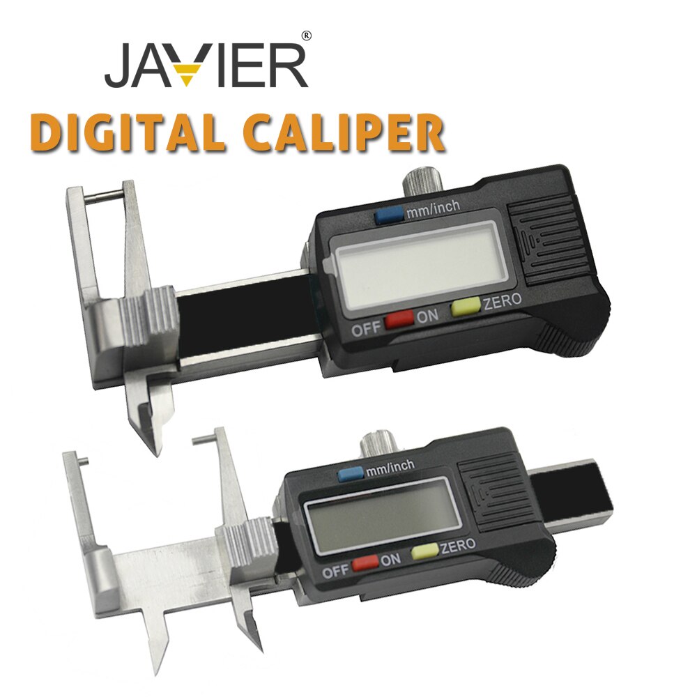 Javier 0-25mm 0.01mm digital diamond gem pocket gauge mini type three-purpose digital thickness caliper guage measure tool