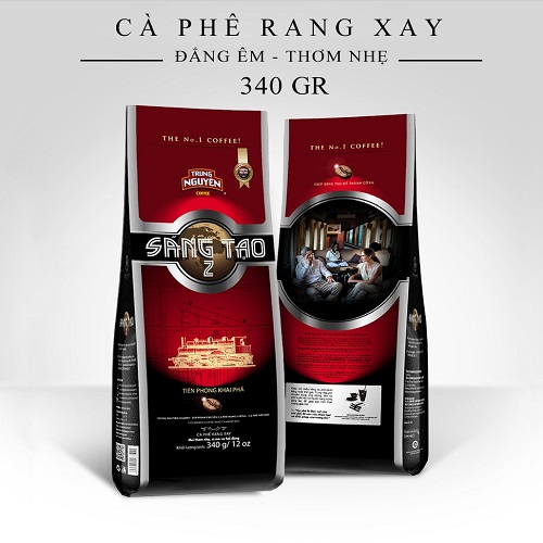 Trung Nguyên Legend Cà Phê Rang Xay Sáng Tạo 2 - Gói 340gr - Cân Bằng Hạt Robusta và Arabica, Vị Êm Nhẹ