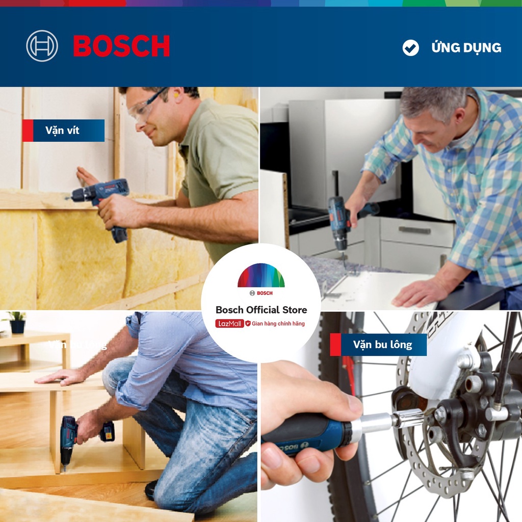 Bộ dụng cụ Bosch 43 món