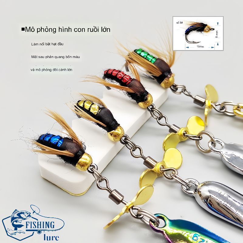 Mồi Câu Lure Mồi Thìa Spin Bait Fishing Lure