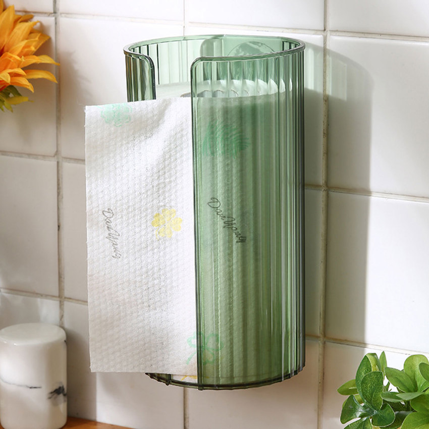 Hộp lưu trữ túi rác treo tường nhà bếp nhựa phòng tắm túi đựng rác tiện lợi container lưu trữ nhà