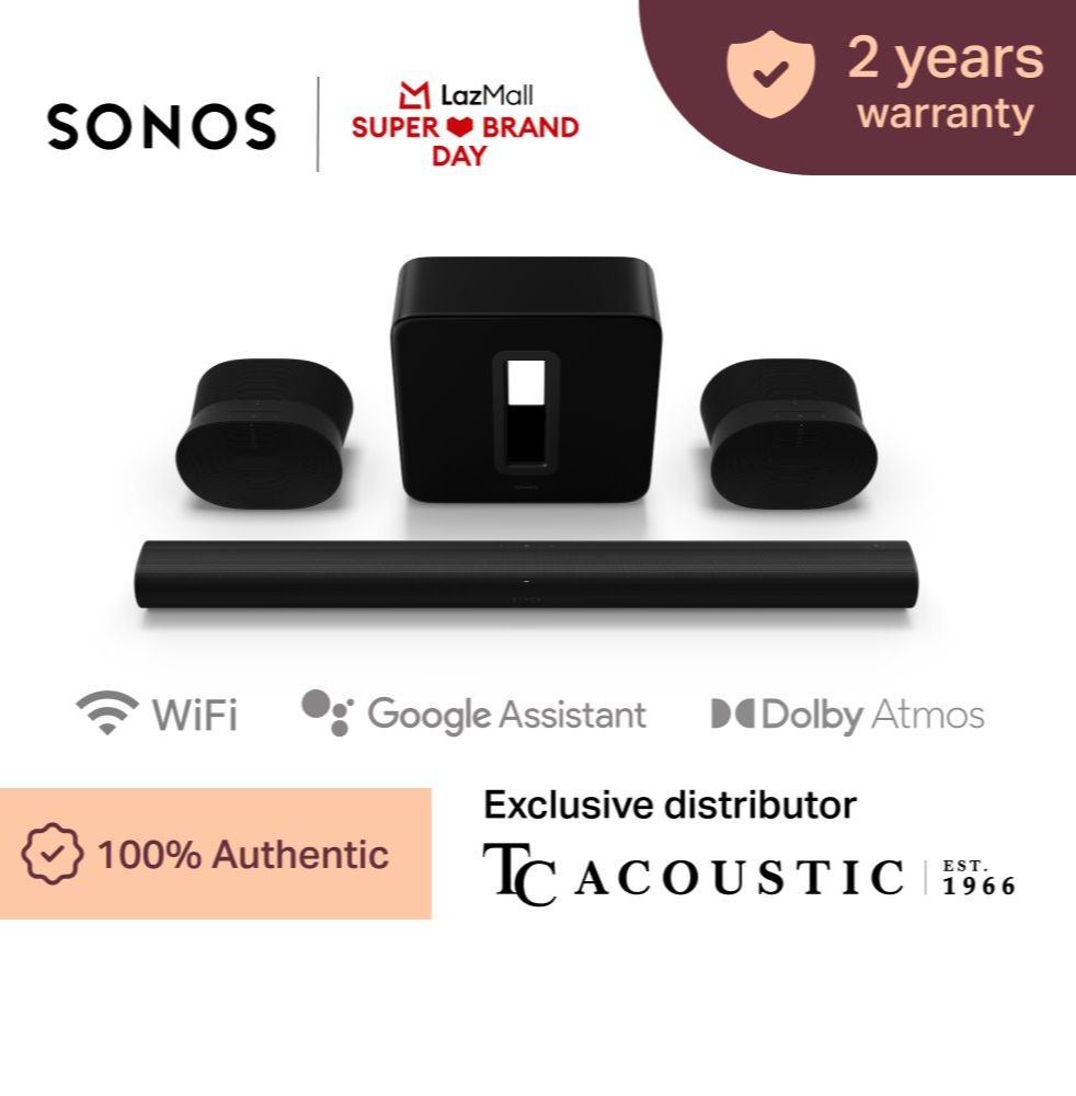NEW] 9.1.4 Sonos Immersive Set with Arc Ultra, Sub 4 and Era 300