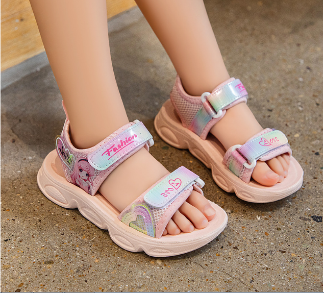 Dép sandal bé gái cao cấp_TT380