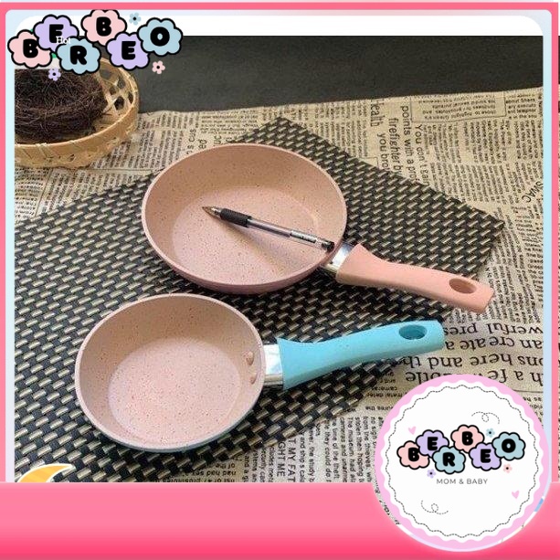 Chảo đá chống dính 16cm chế biến ăn dặm cho bé