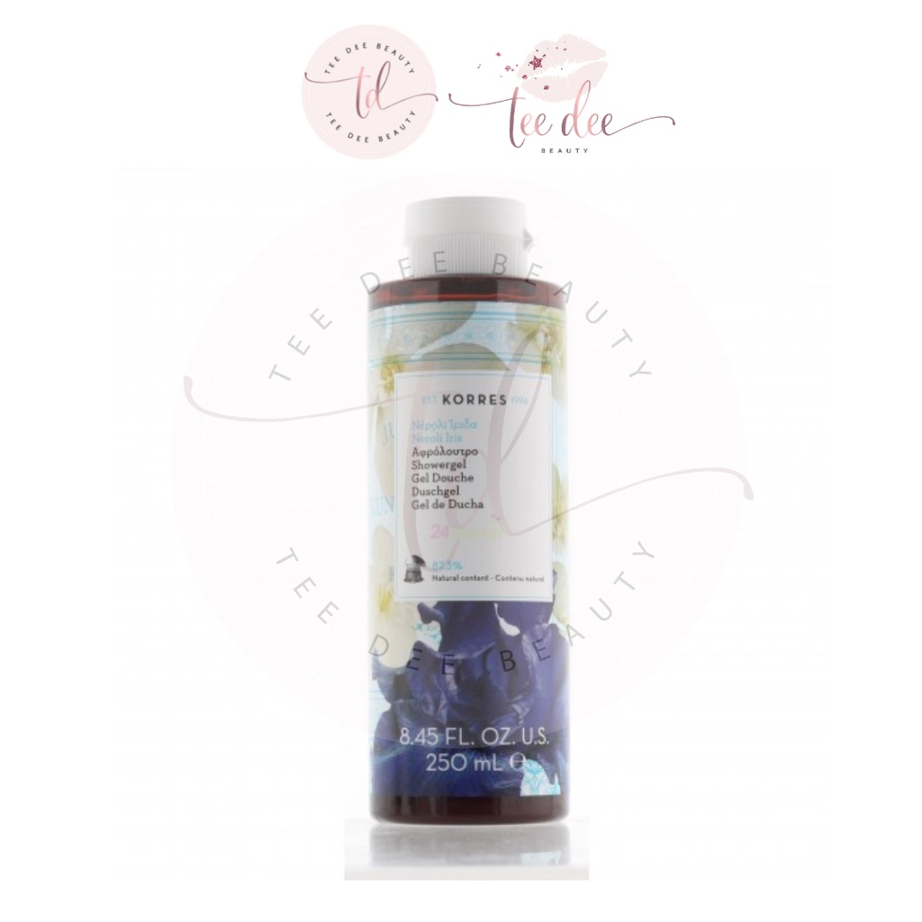 Sữa tắm Korres 250ml mùi Neroli Iris (hoa cam, hoa diên vĩ)