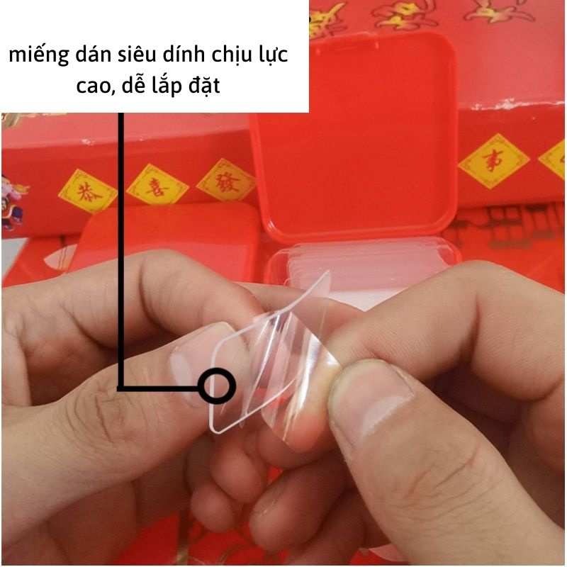 Miếng dán siêu dính que dán tường 2 mặt tiện lợi