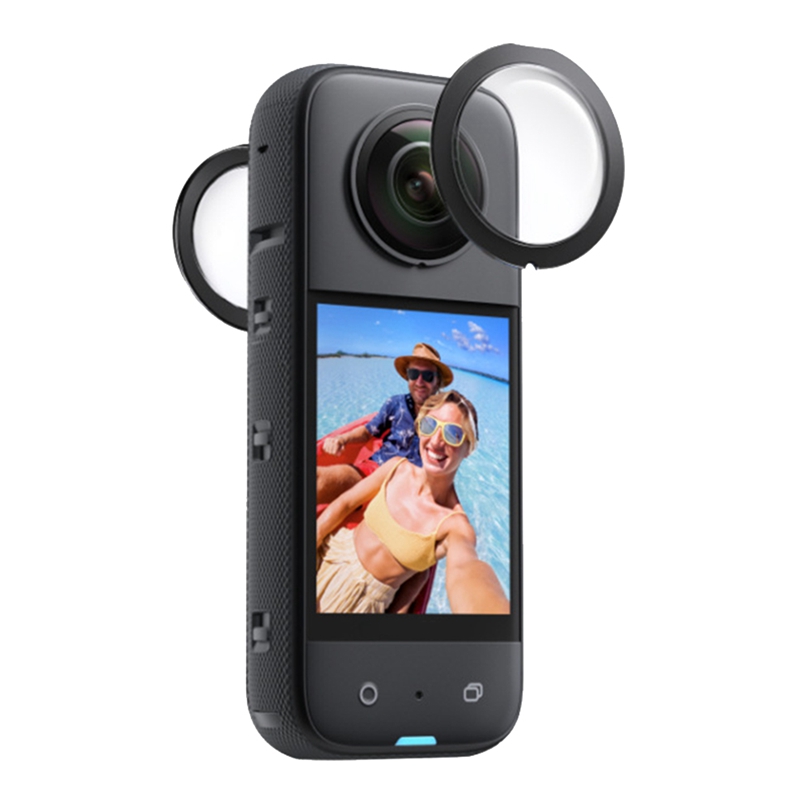 For Insta 360 X3 Sticky Lens Guards Protector Panoramic Lens Protector Sports Camera Accessories