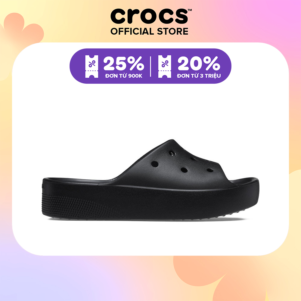Dép quai ngang Nữ Crocs Classic Platform - 208180-001