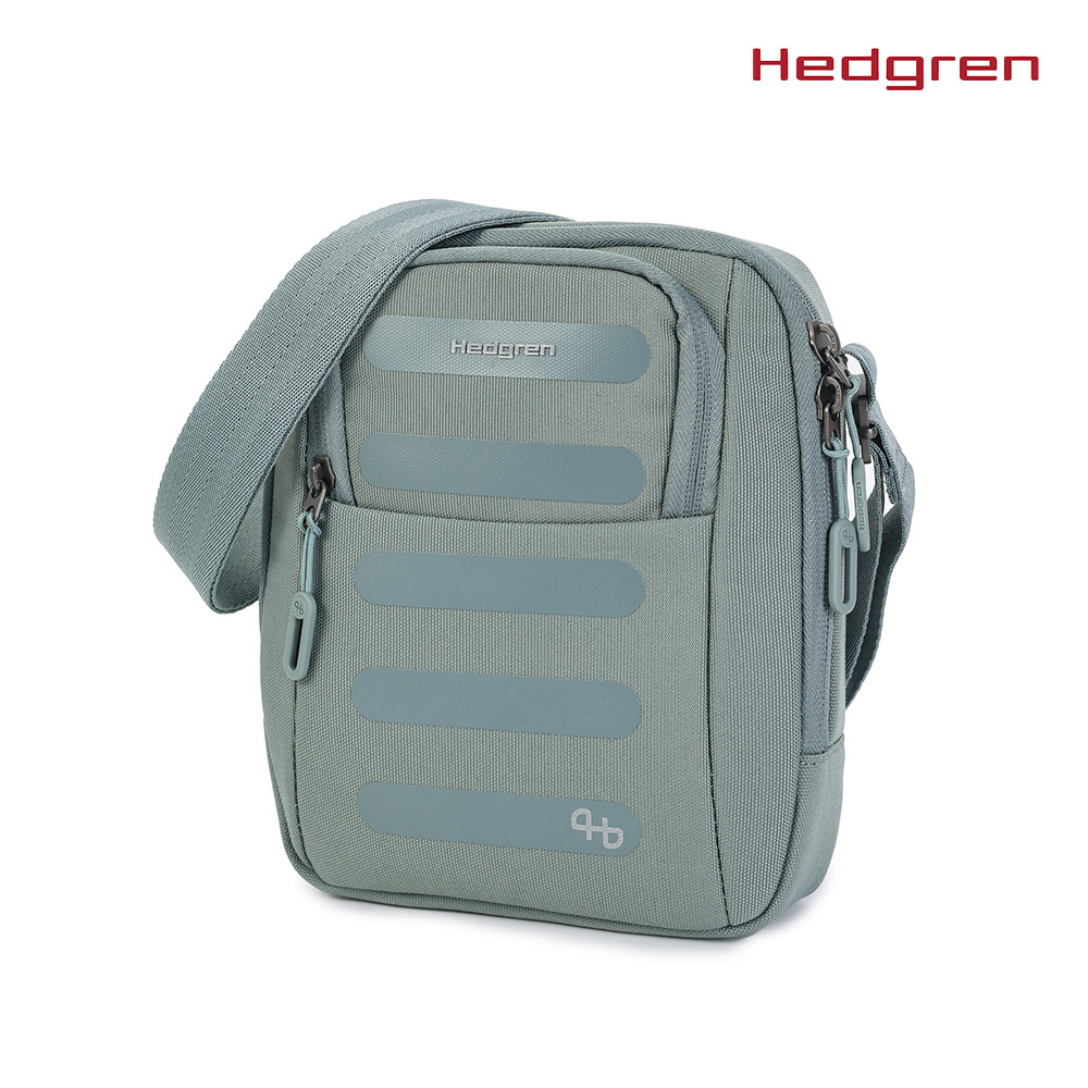 Hedgren Relax Vertical Crossover RFID OS Bags Grey Green