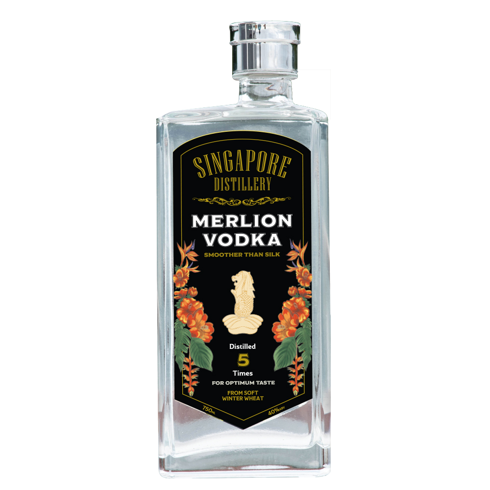 Singapore Distillery - Merlion Vodka - 750ml 40% ABV | Lazada