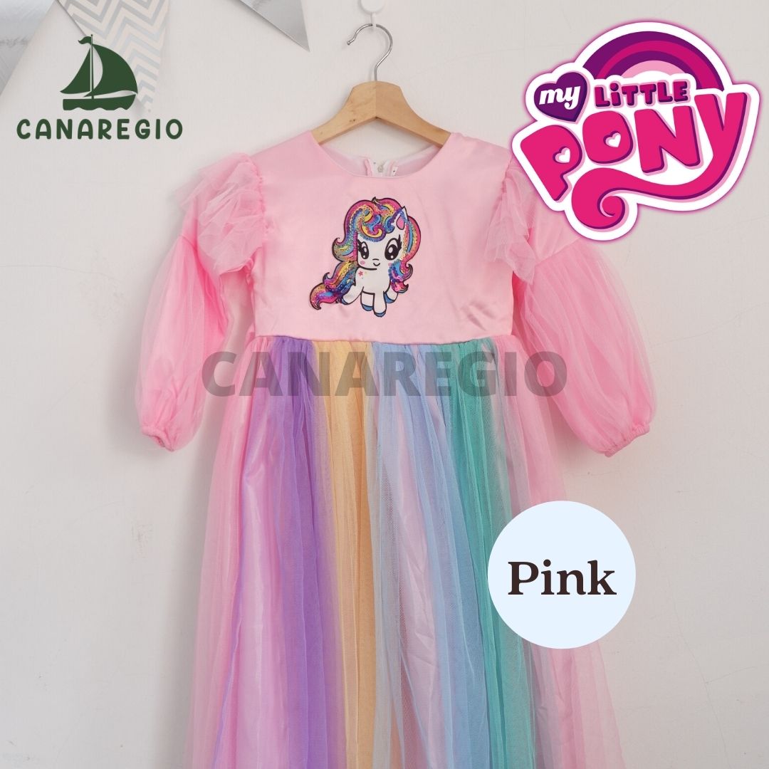 MY LITTLE PONY BAJU ANAK PEREMPUAN UNICORN /DRESS MY LITTLE PONY