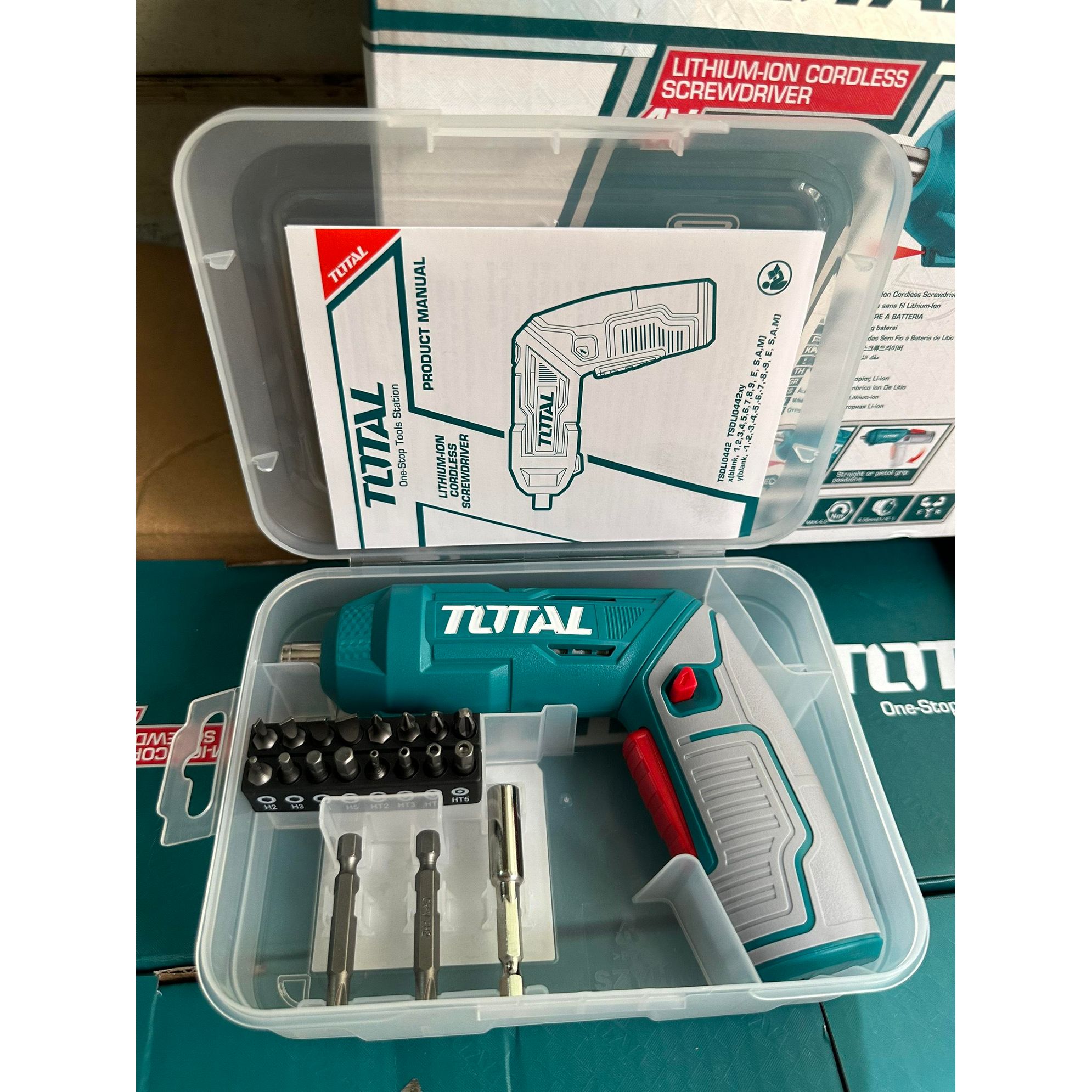 TOTAL Máy siết vít dùng pin 4V TSDLI0442