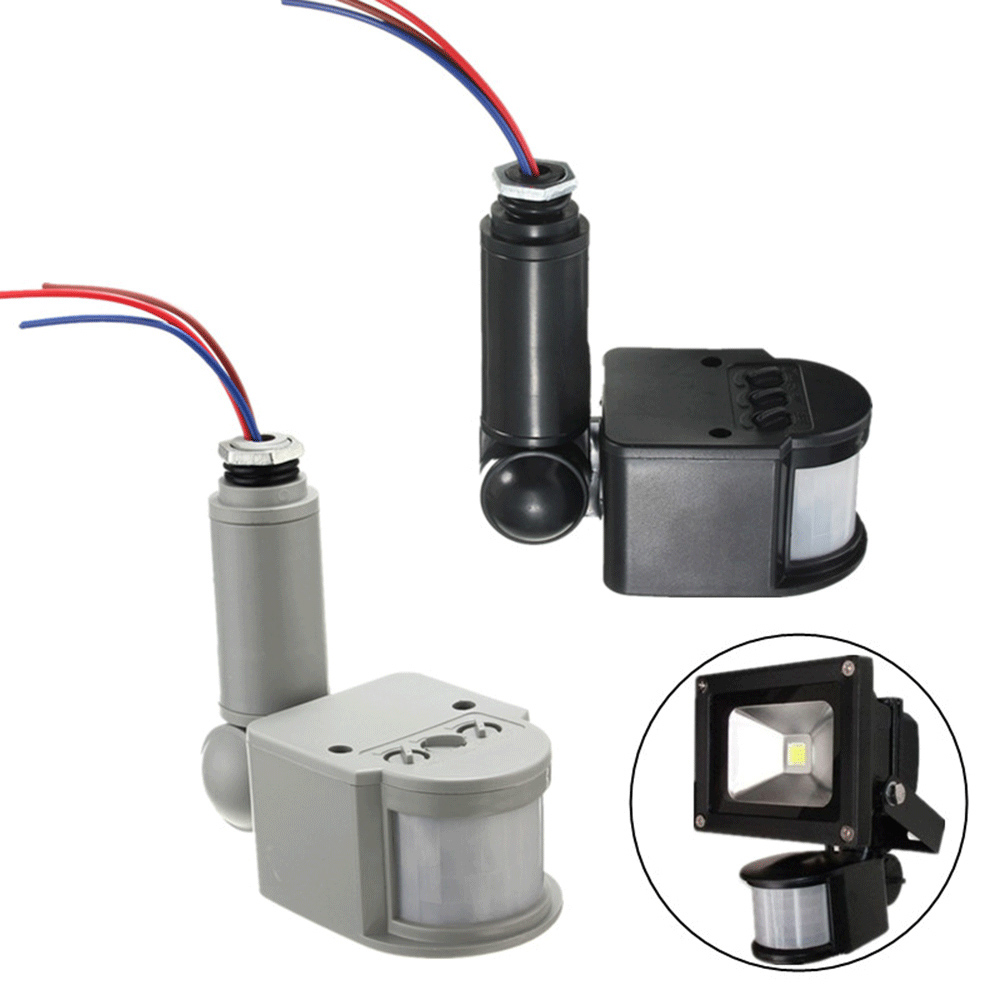 【TopazTrove】12V Motion Sensor 220V 110V Movement Automatic Infrared Wall Mount Timer Outdoor 24V LED Motion Sensor Light Switch. 