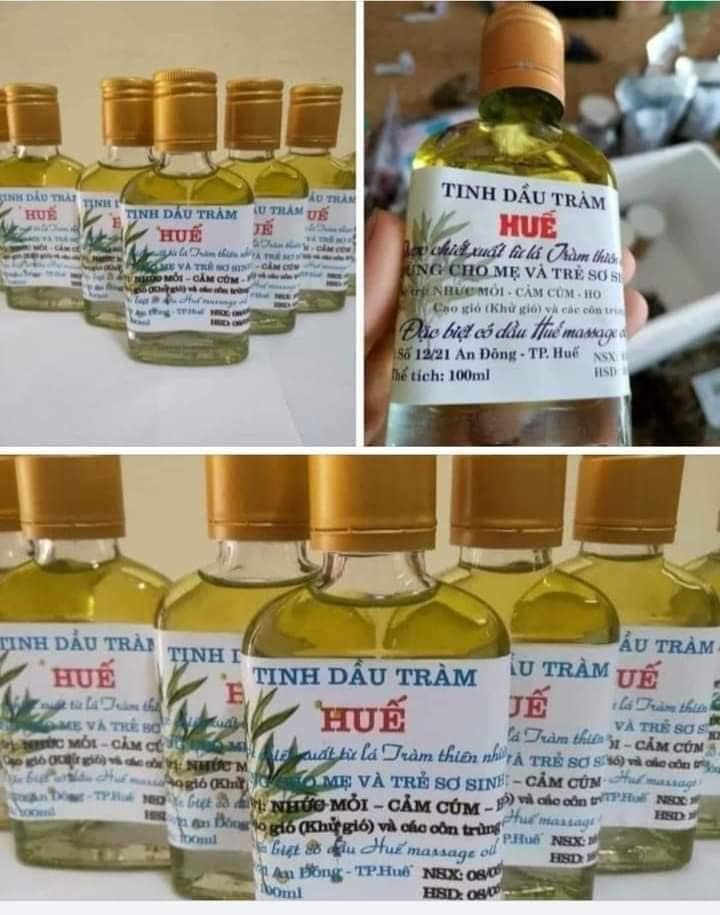 Tinh Dầu Tràm Huế Nguyên Chất 100ml
