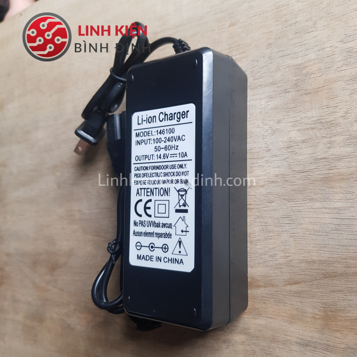 Sạc pin lithium hệ 4S (14,6V - 10A)