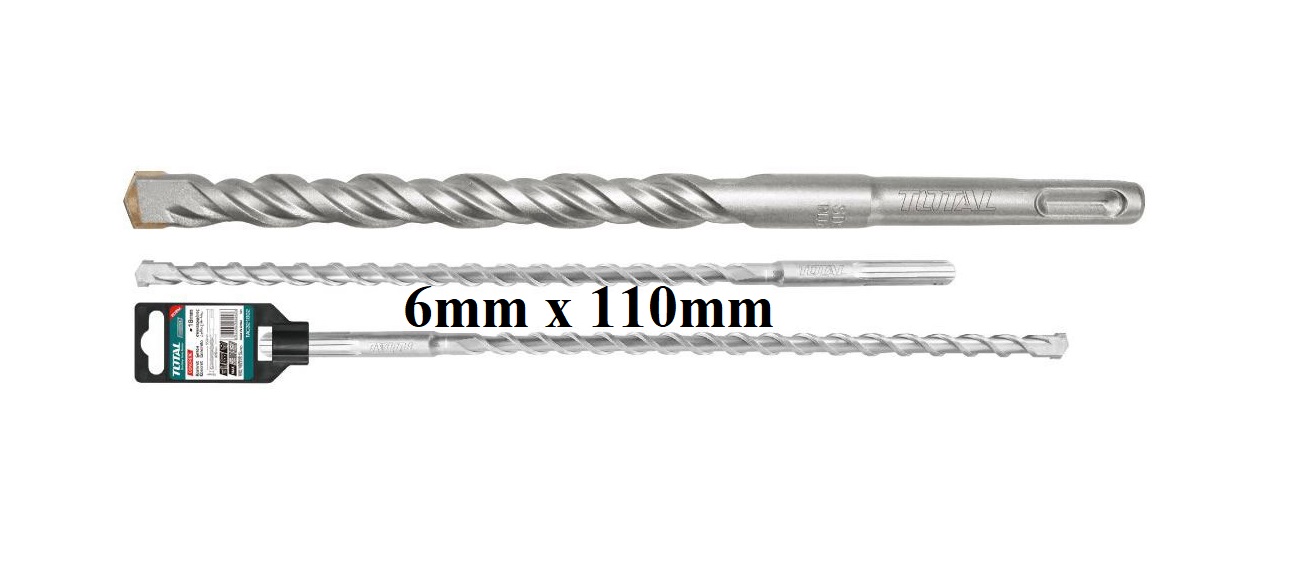 Mũi khoan bê tông gài TOTAL ( mũi ngắn 6mm-10mm )